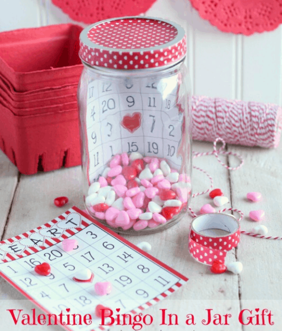 best mason jar gifts for Valentine