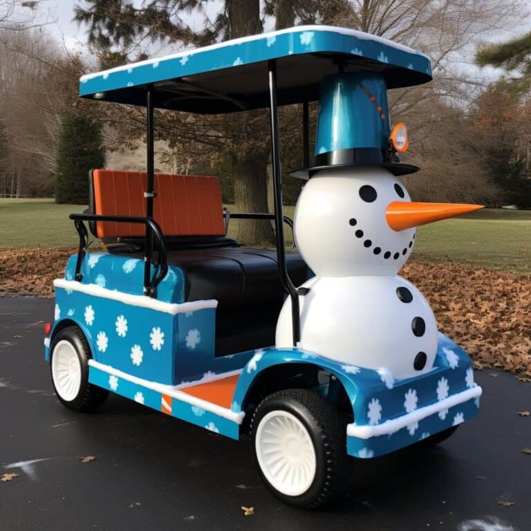 Golf Cart Decorations Christmas 