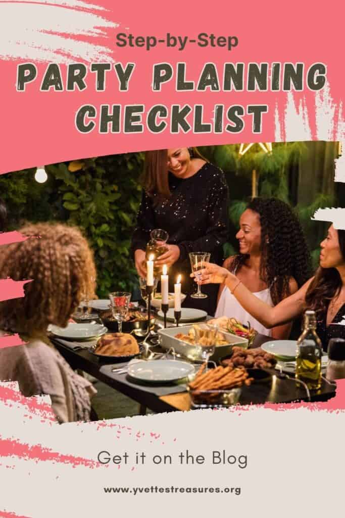 easy party planning checklist