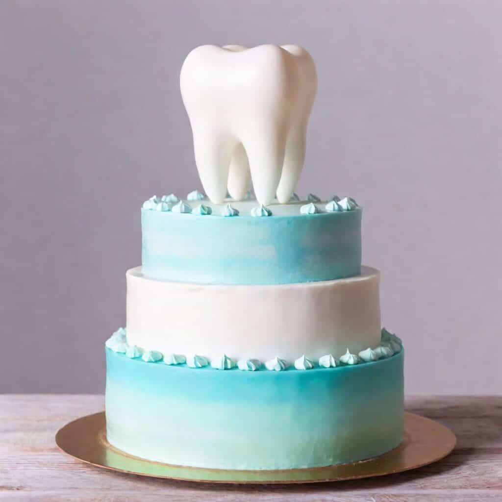 My First Tooth Party cake