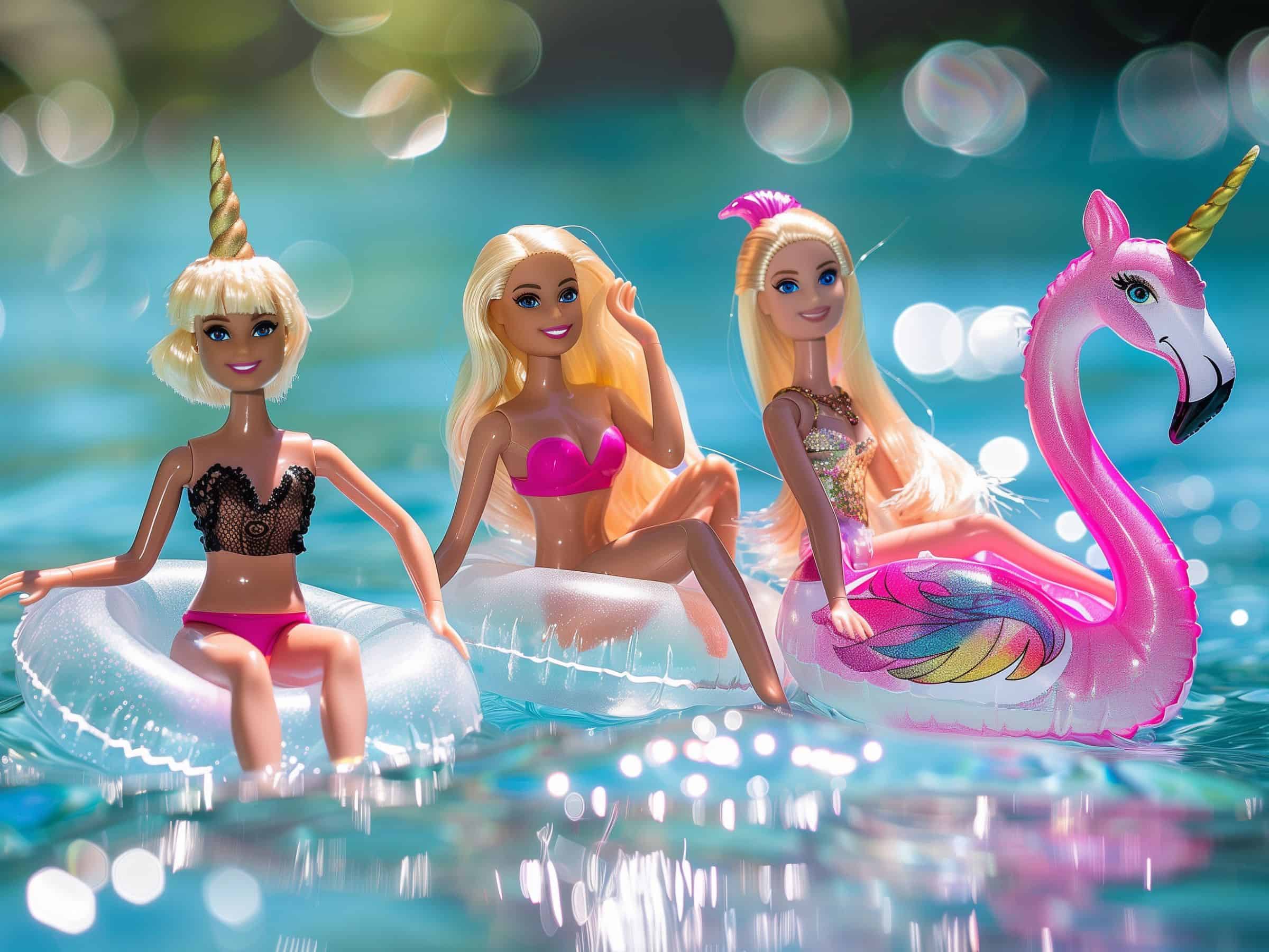 unique Barbie Pool Party Ideas