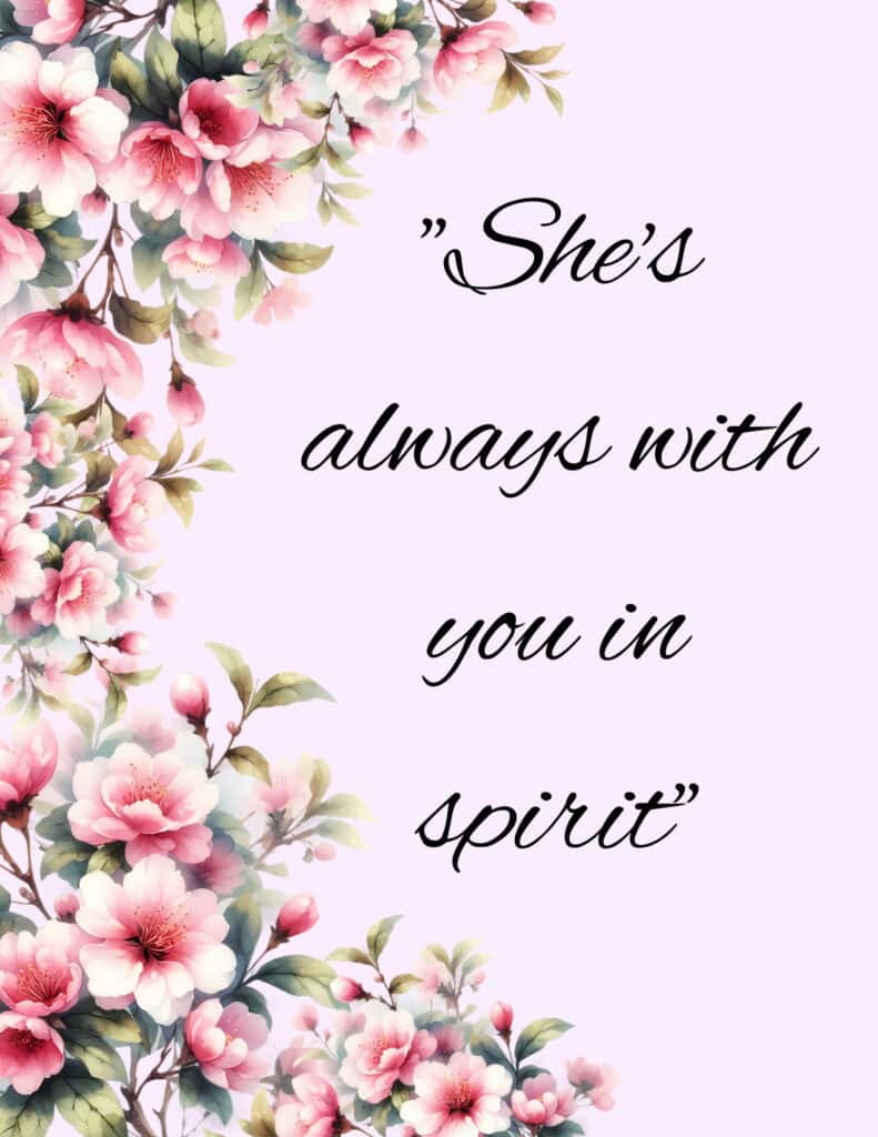 Heartfelt Deceased Mother's Day Quotes from Daughter to help others with their grief.