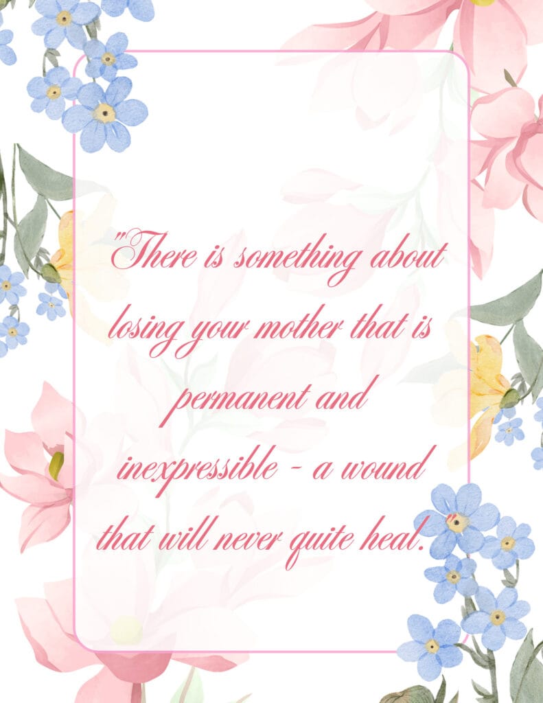 Heartfelt Deceased Mother's Day Quotes from Daughter to help others with their grief.