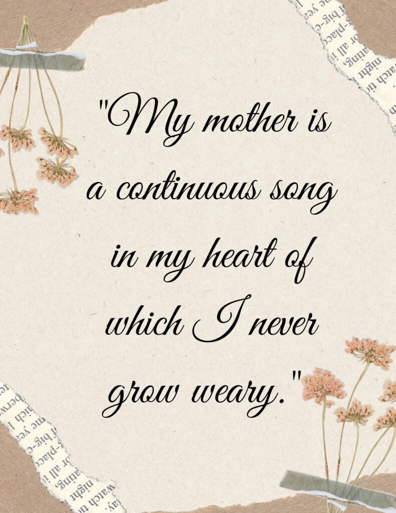 Heartfelt Deceased Mother's Day Quotes from Daughter to help others with their grief.